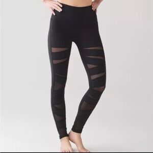 Lululemon mesh cutout bandage free to be leggings
